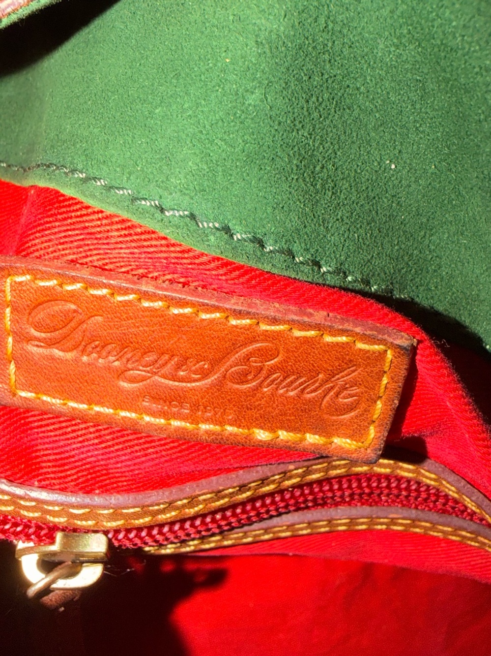 Dooney & Bourke Florentine Leather Tote - Picture 8 of 12
